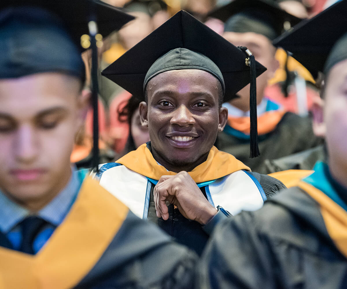 KGI student at commencement